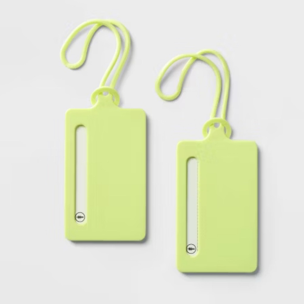5/$25 Open Story Silicone Luggage Tags NWT